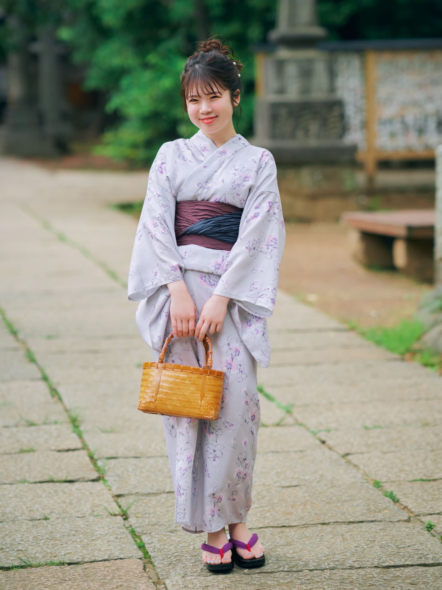 COHINA YUKATA SET 桔梗 | 小柄・低身長女性向けファッション通販