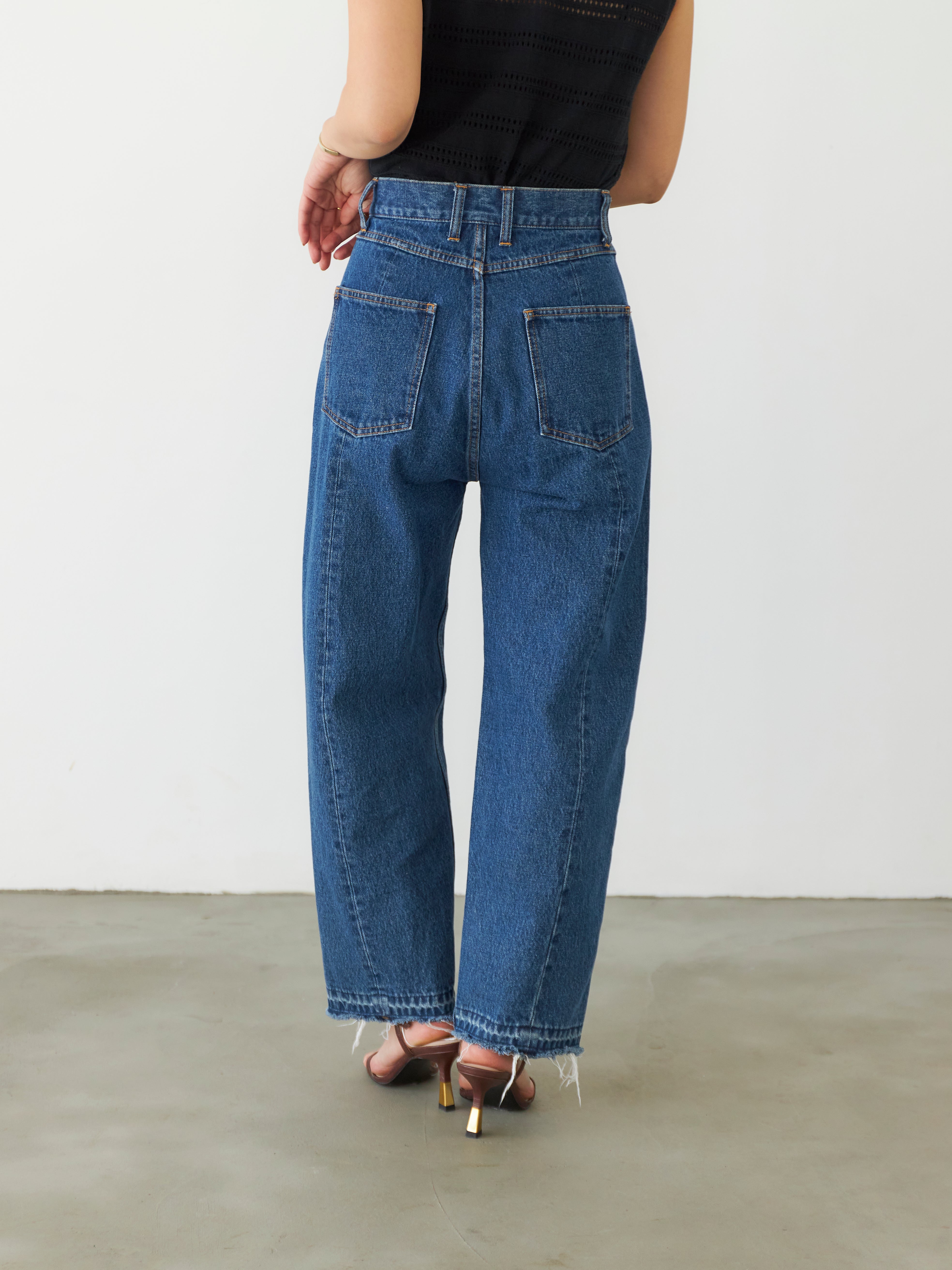 センターシームカットオフデニム | 小柄・低身長女性向けファッション