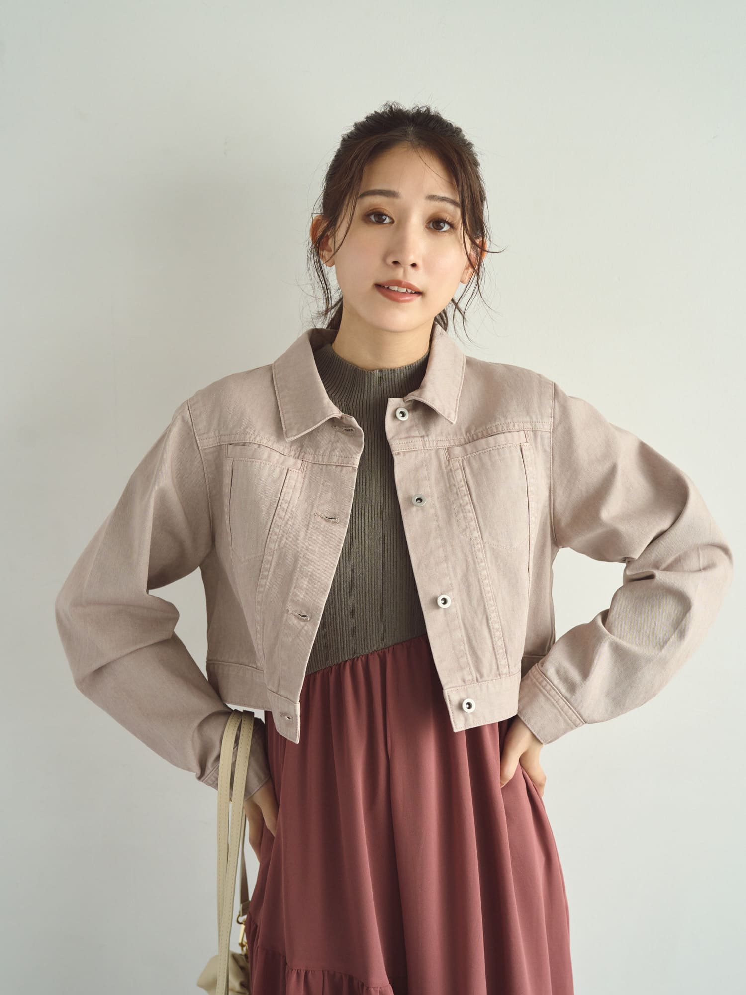 クロップドデニムジャケット | 小柄・低身長女性向けファッション通販