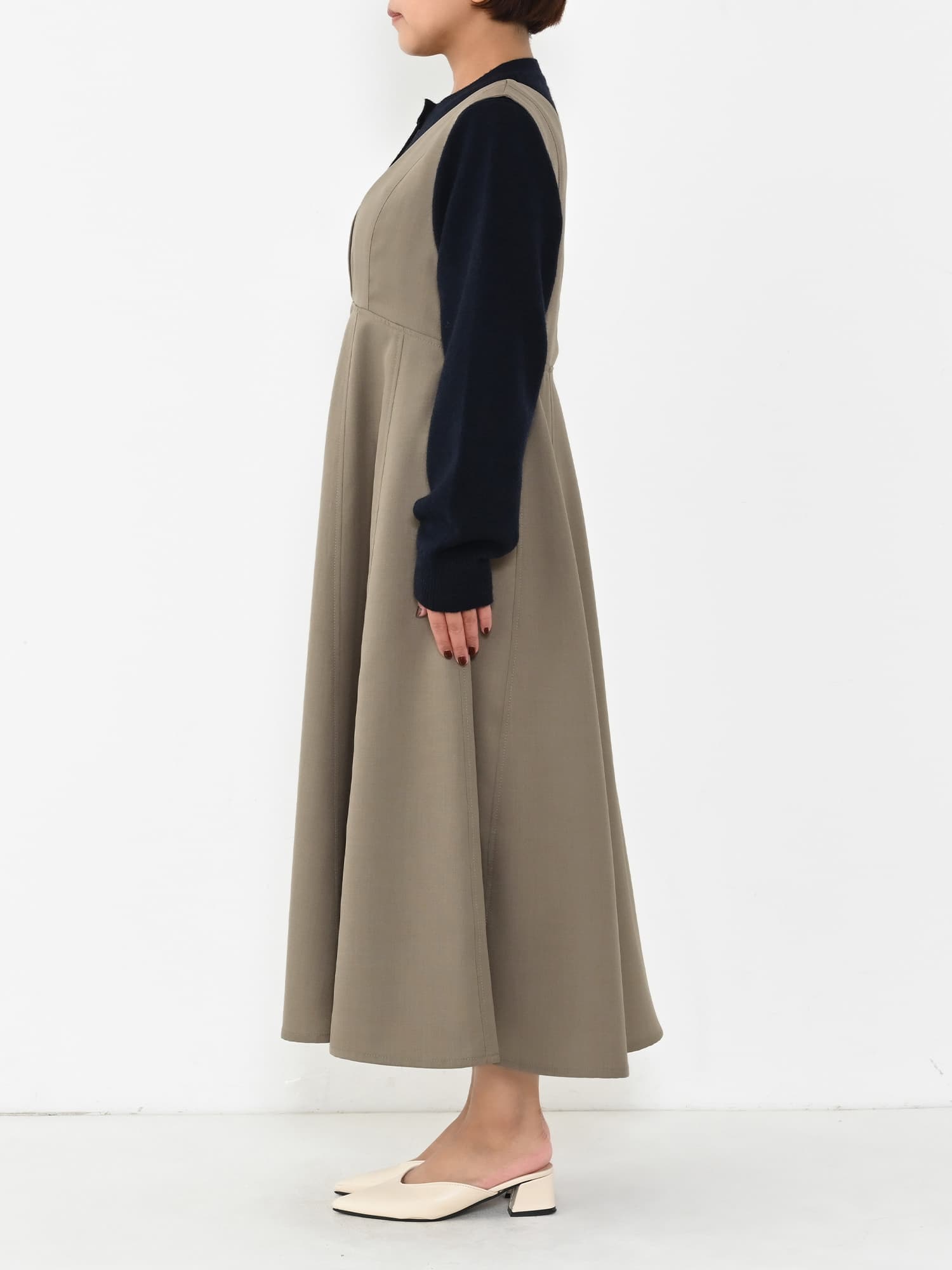 マチフレアジャンパースカート-short & regular | 小柄・低身長女性