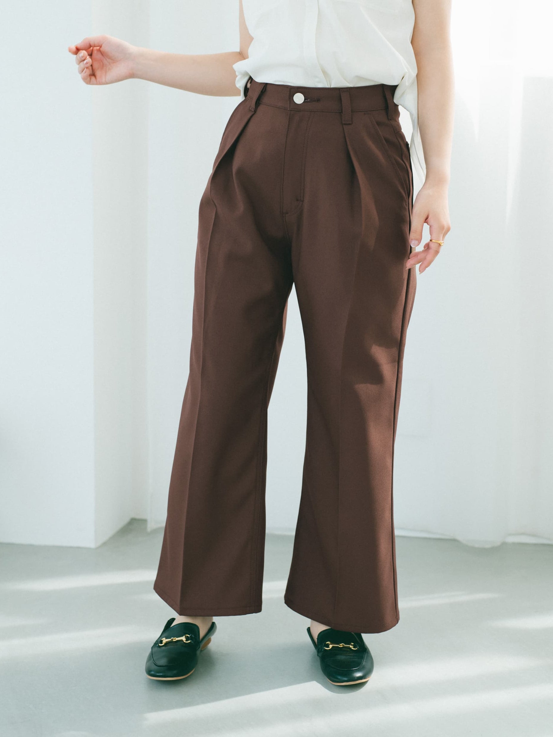 Wranglerコラボ】ランチャーセミフレアパンツ-short & regular | 小柄