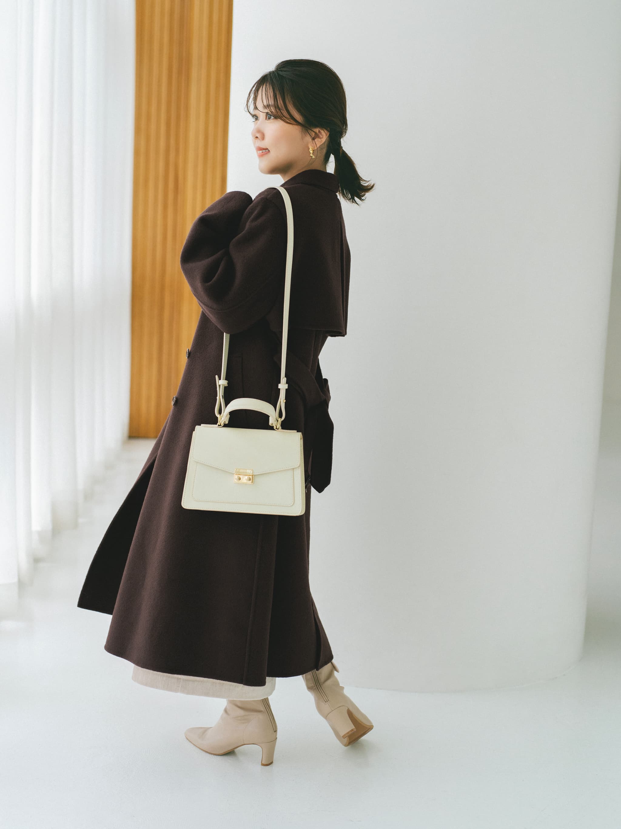 ウールリバートレンチコート-short & regular | 小柄・低身長女性向け