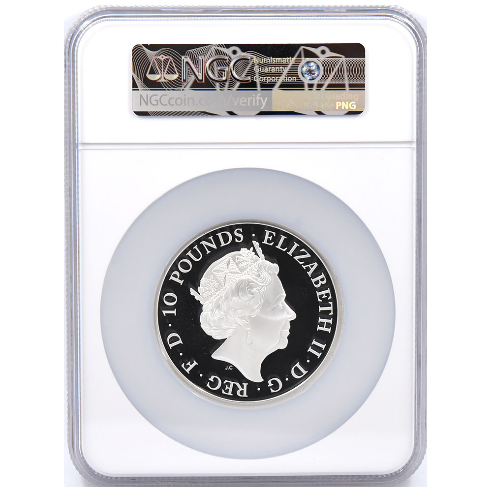 ミ*9様 2022年イギリス ジェームズ1世 5oz 10ポンド銀貨 ミ*9様 2022