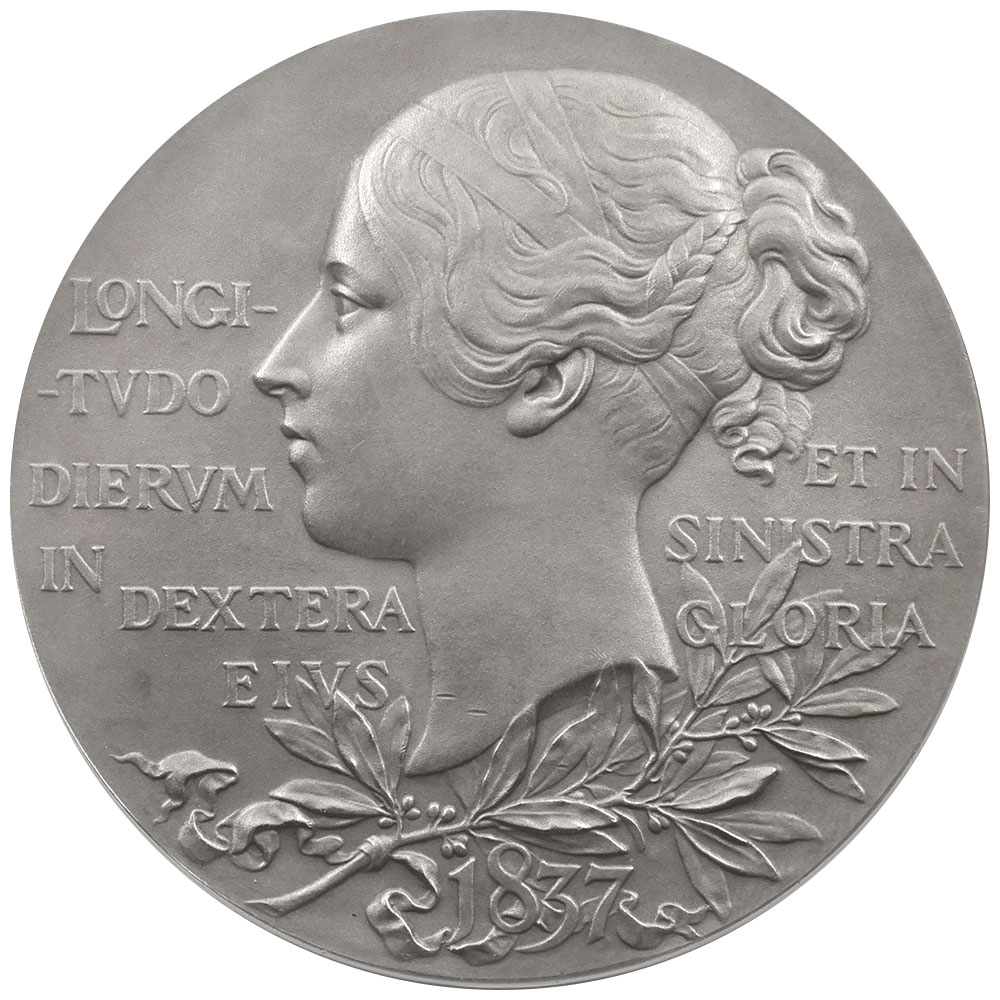 イギリス 1897 ヴィクトリア女王 メダル 銀貨 NGC MS 63 ダイヤモンド