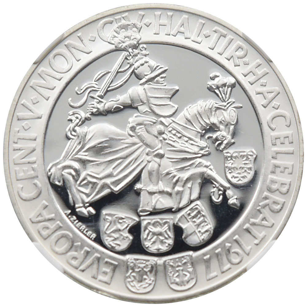 オーストリア 1977 100シリング 銀貨 NGC PF 68 ULTRA CAMEO ホール