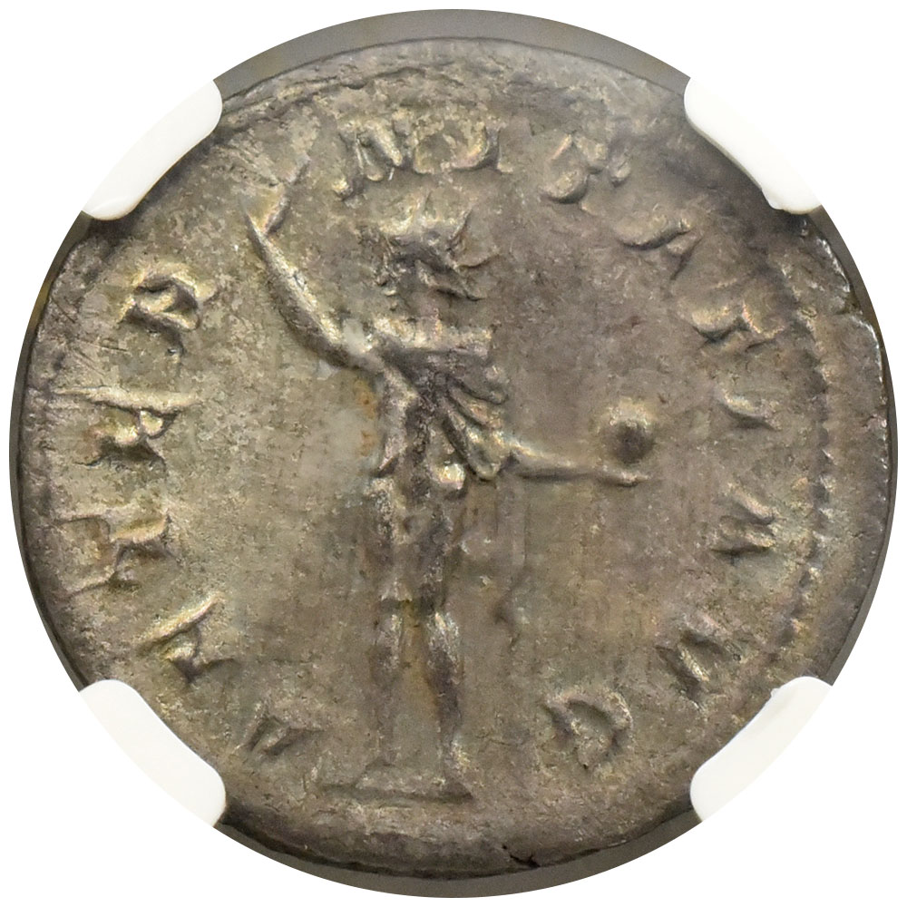 ローマ帝国 AD238-244 ゴルディアヌス3世 ダブルデナリウス 銀貨 NGC