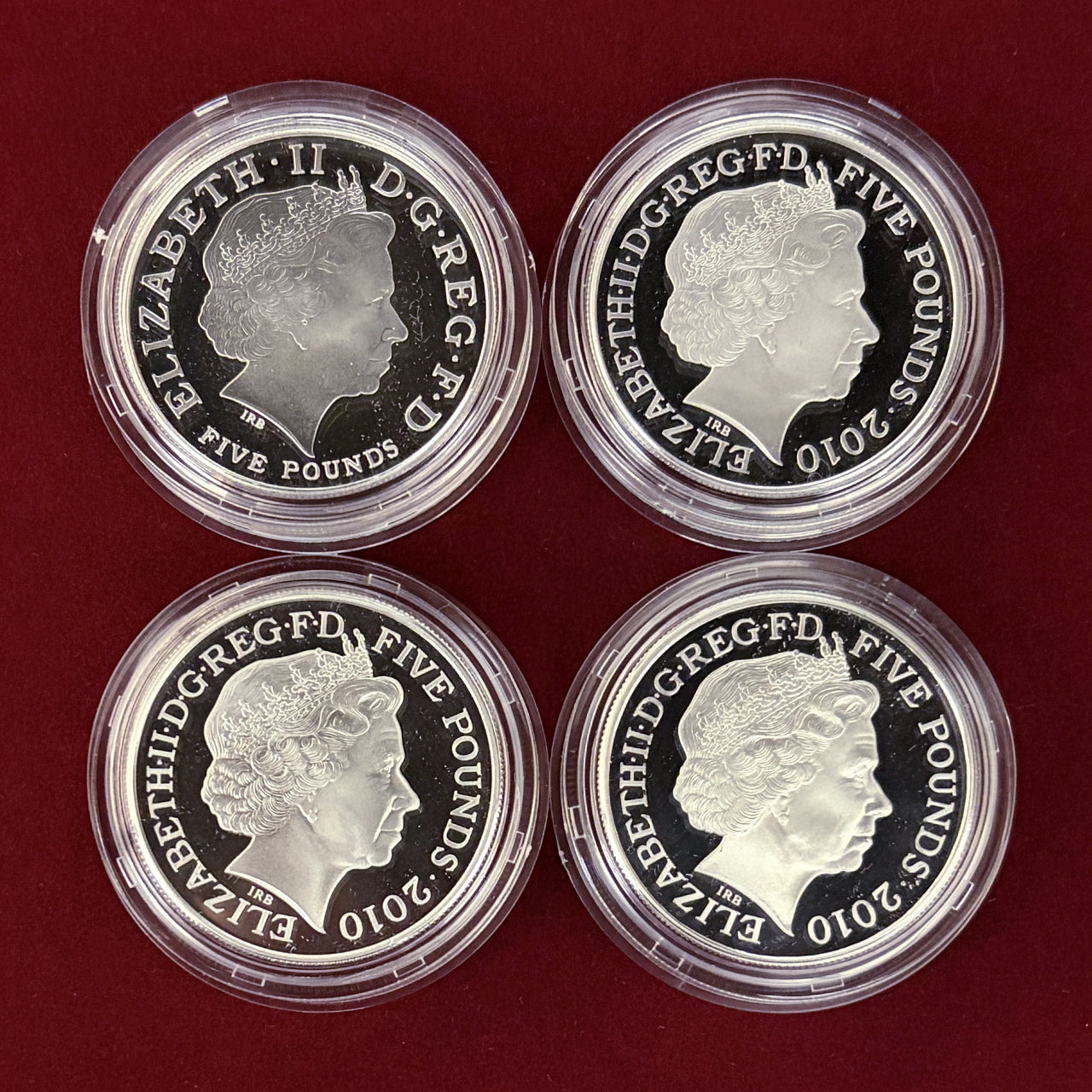 イギリス】2012年ロンドンオリンピック記念 シルバーコインセット 4枚