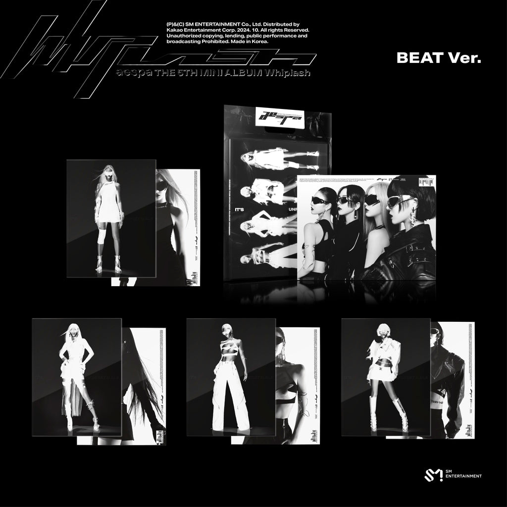AESPA - WHIPLASH 5TH MINI ALBUM BEAT VER SET | COKODIVE