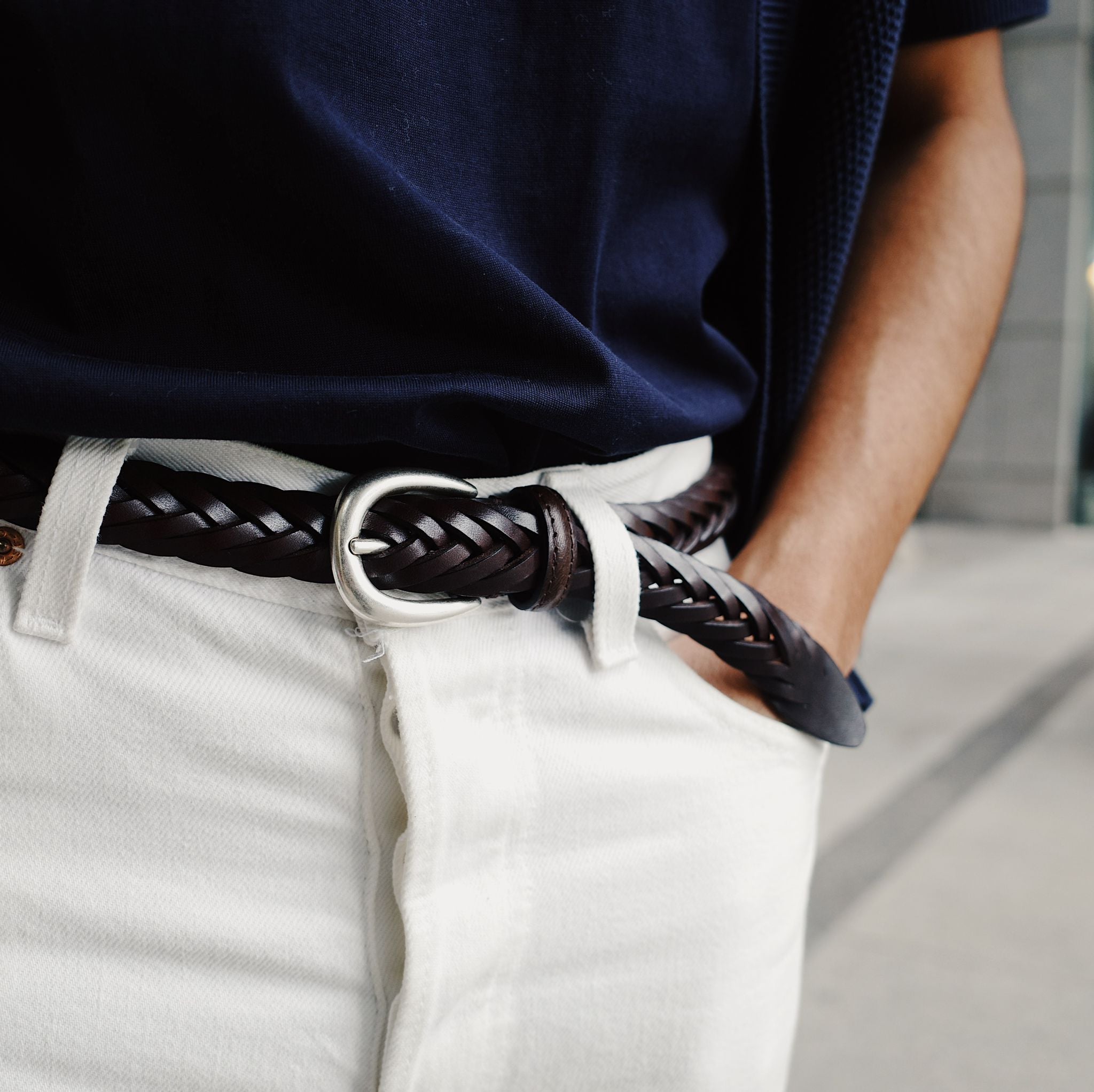 ADRIANO MENEGHETTI / ELLAR カーフメッシュベルト – colonyclothing.jp