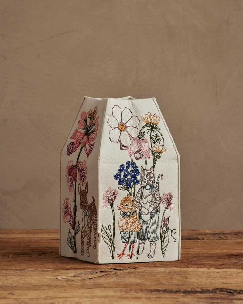 Spring Parade Tissue Box Cover | Coral & Tusk