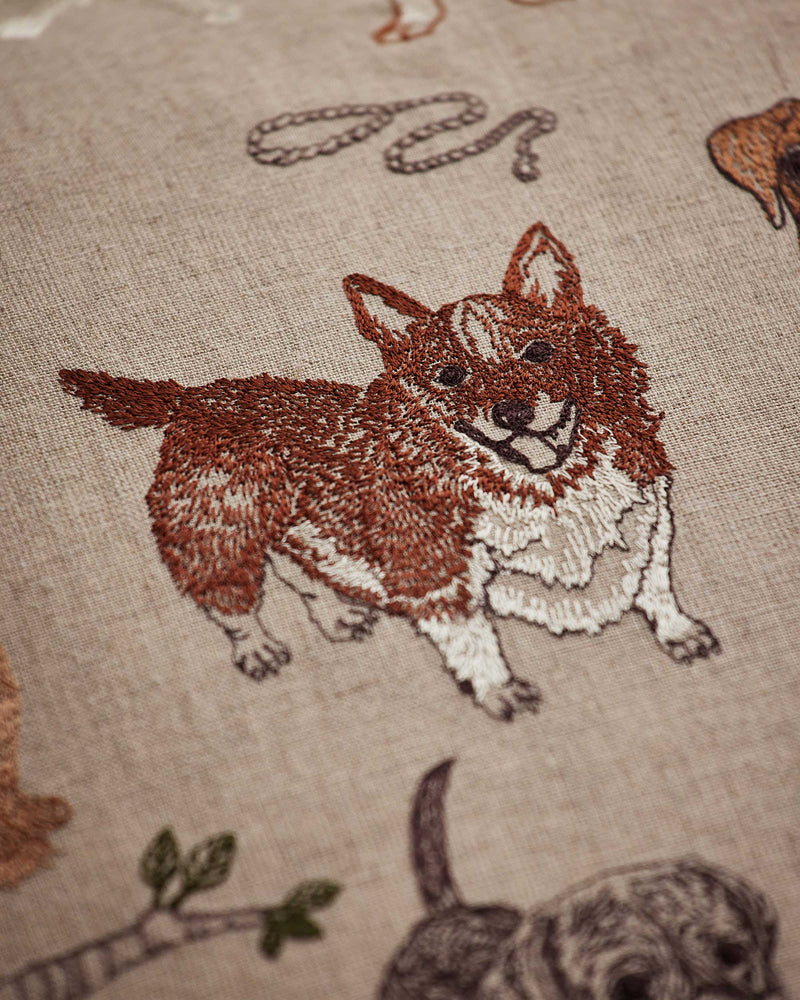 Dogs and Toys Pillow | Coral & Tusk