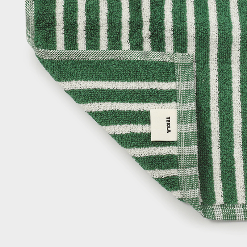 TEKLA（テクラ）【ウォッシュクロス・ハンドタオル】 ティールグリーン