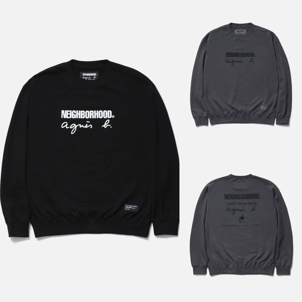 Restock ] NEIGHBORHOOD x AGNES B. . SWEAT SHIRT LS – cotwohk