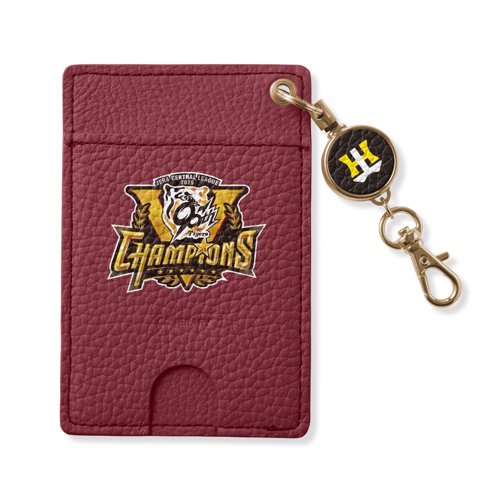 期間限定】阪神タイガース × COVERARY 2025リーグ優勝ロゴ 本革 32色