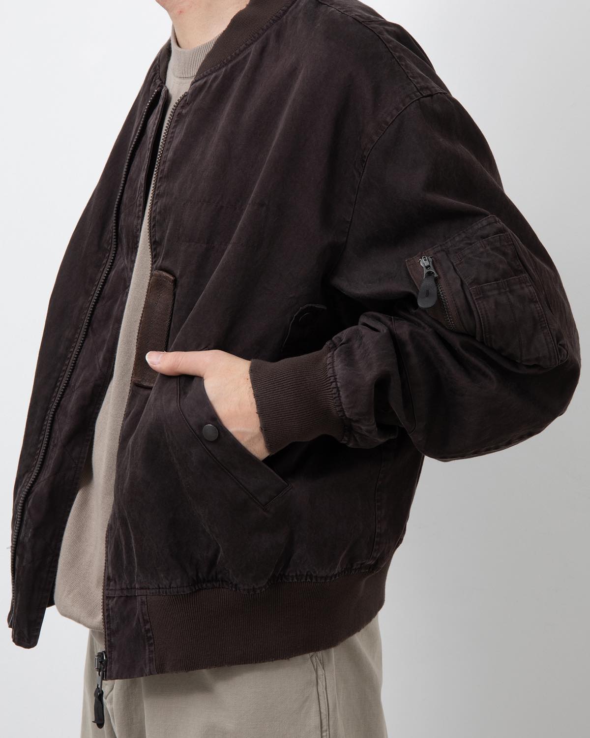 VINTAGE SILK LIGHT B-15C FLIGHT JACKET – COVERCHORD