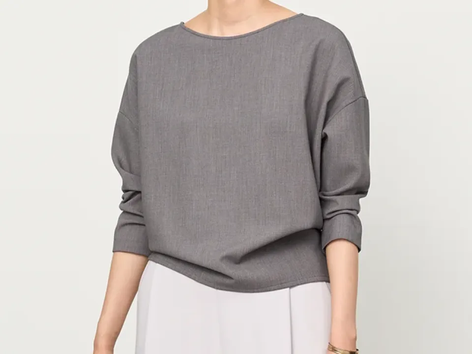 シルクストレッチボウタイブラウス SOÉJU（ソージュ）