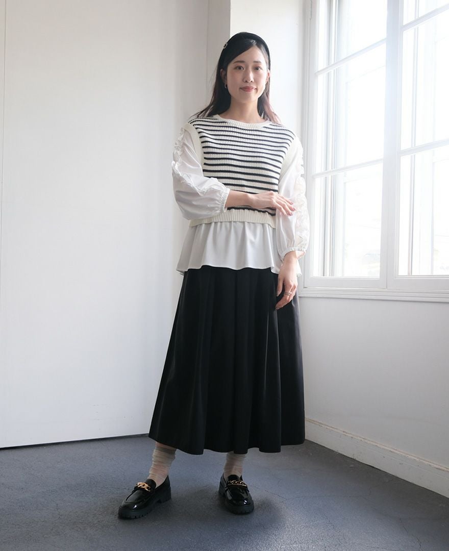 神戸・山の手スカート ブラック / TRECODE公式通販 「大人可愛いラク