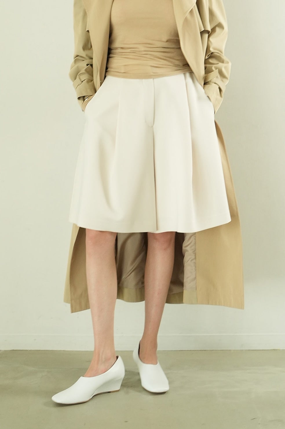 WIDE SHORT PANTS｜SKIRT/PANTS(スカート/パンツ)｜CLANE OFFICIAL