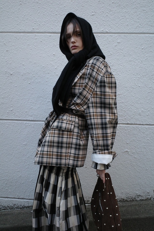 CLANE テーラードオーバージャケット チェック サイズ1 10月7日(火