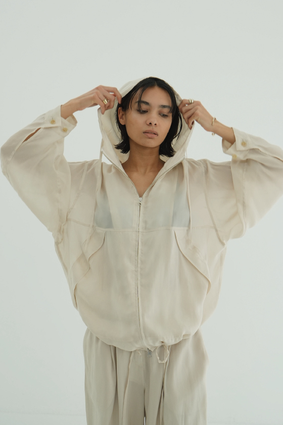 5月20日(火)発売アイテムのご紹介。涼感シアー×UVカットのジップ