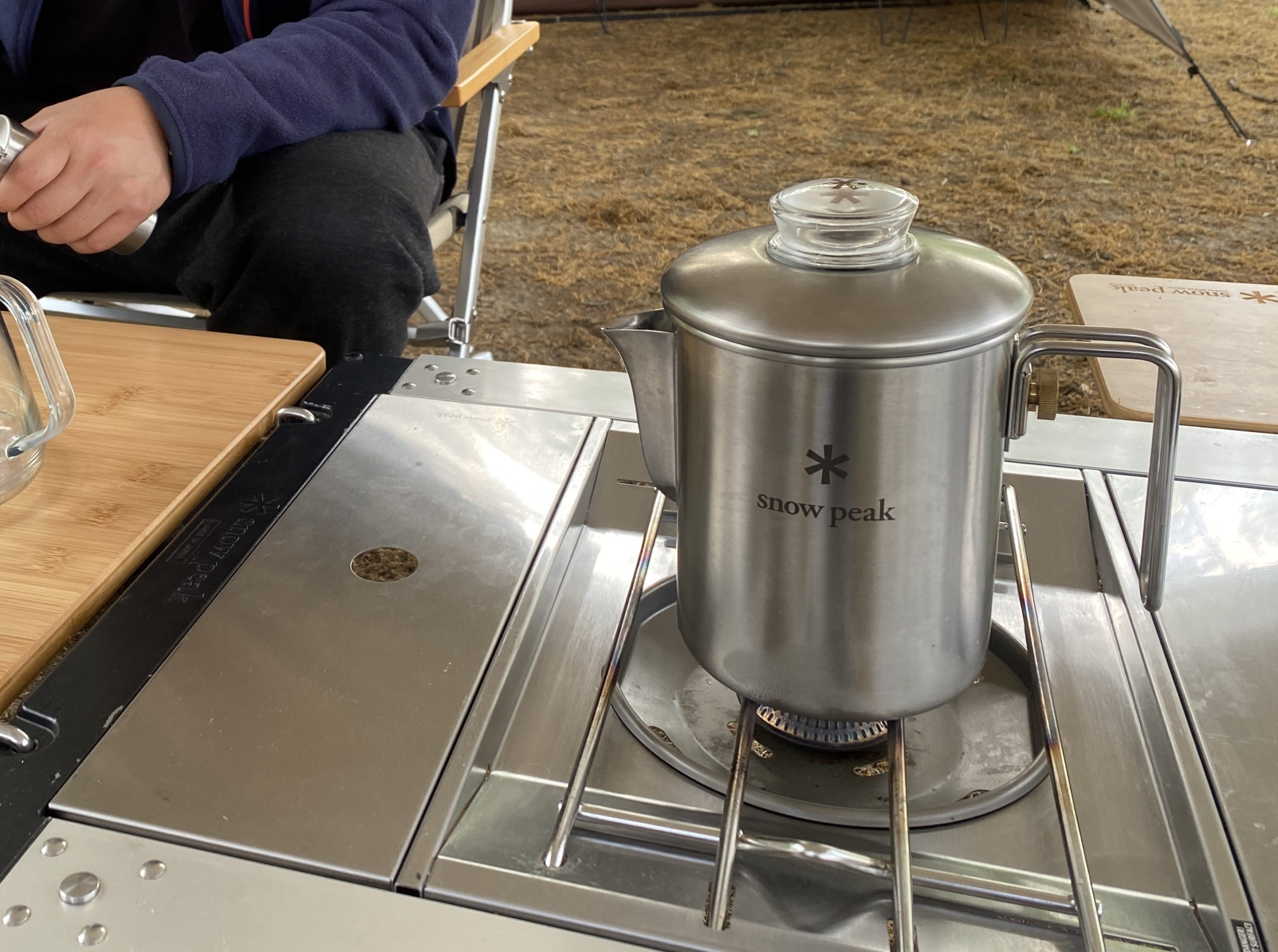 パーコレーターとペーパードリップどっちも試してみた。「スノーピーク