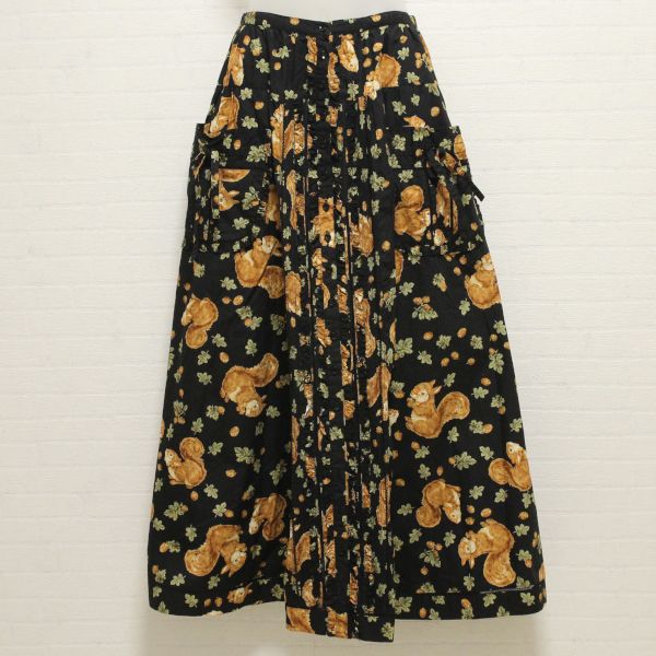 黒リス柄スカート - ピンクハウス通販｜リサイクルブティックClub CANDY