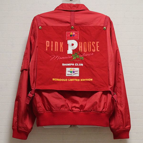 赤ももクロコラボゼッケンブルゾン【4(L)】 - ピンクハウス通販