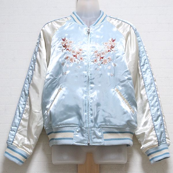 水色桜刺繍スカジャン【3(M)】 - ピンクハウス通販｜リサイクル