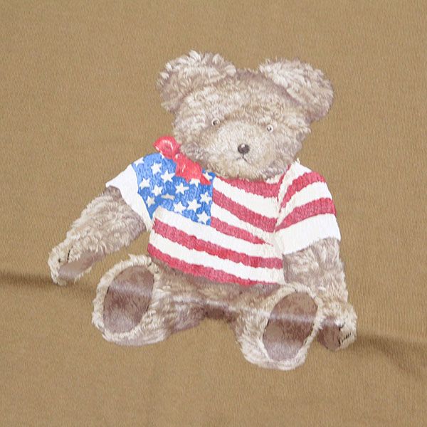 ベージュ星条旗くまTシャツ - ピンクハウス通販｜リサイクルブティック