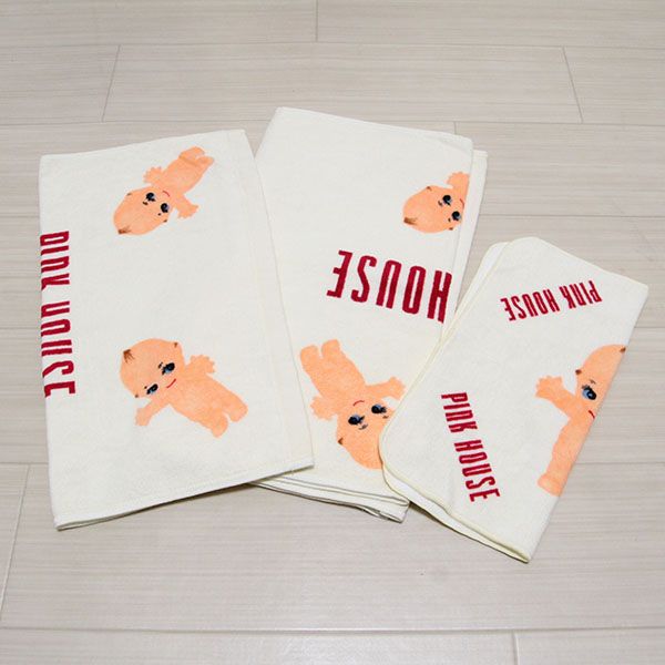 生成キューピータオル3枚セット - ピンクハウス通販｜リサイクル