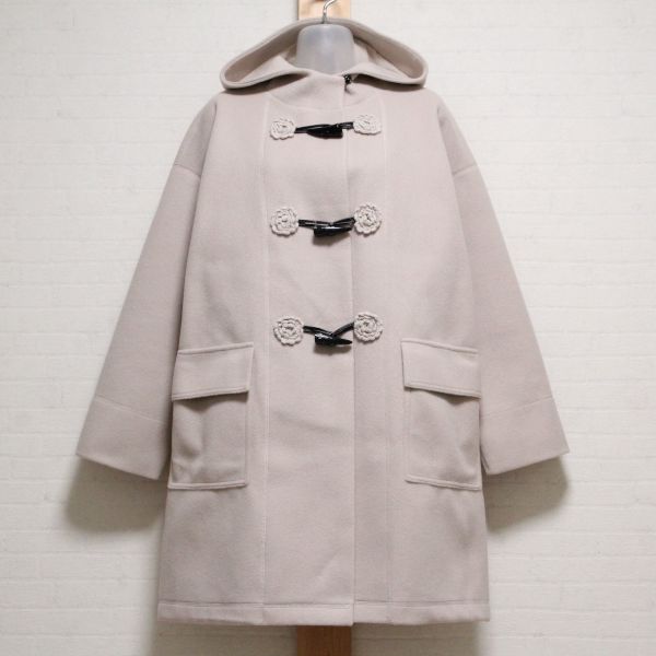 オートミールモチーフ付きライトダッフルコート - ピンクハウス通販