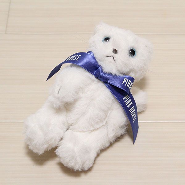 白猫ぬいぐるみコサージュ - ピンクハウス通販｜リサイクルブティック