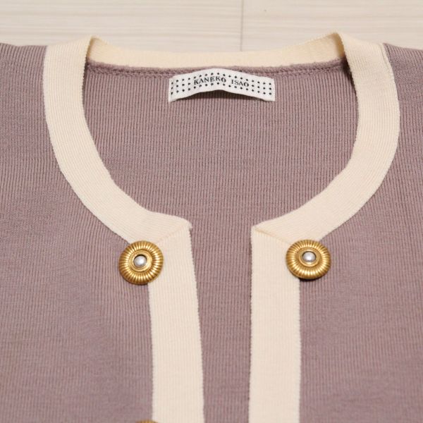 パープルジャケット風ニットカーディガン - ピンクハウス通販