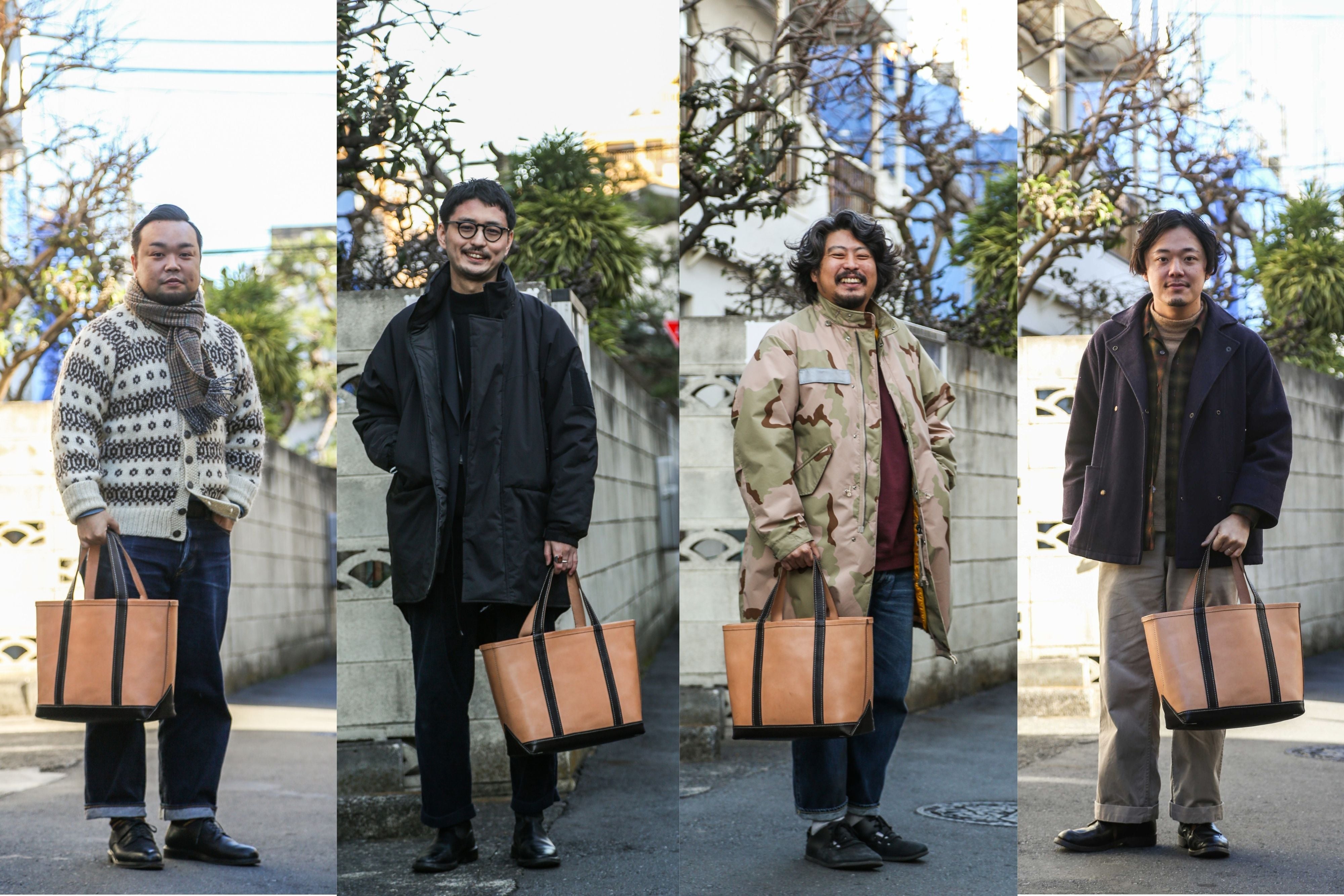 まもなく販売終了！ 天野宝国 × 2ndの［ヌメ革トートバッグ］スナップ