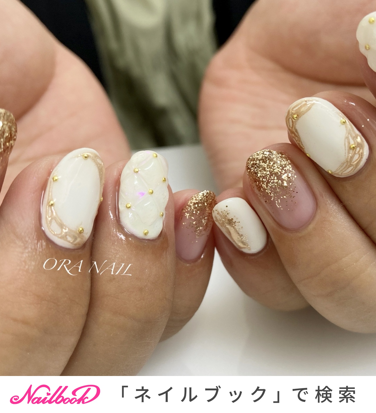 人気順｜#白ワンカラーのネイルデザイン｜ネイルブック