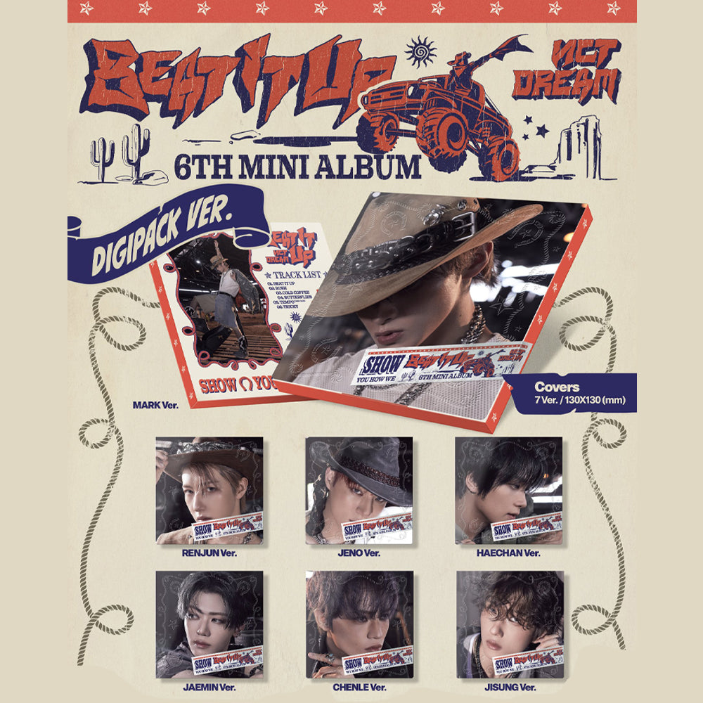 NCTDREAM Beat It UP Sheriff ミューモトレカセット NCT DREAM BEAT IT