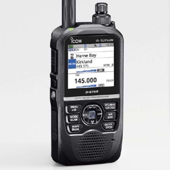 ID-52PLUS 144/430MHz デュアルバンド5Wデジタルトランシーバー（GPS