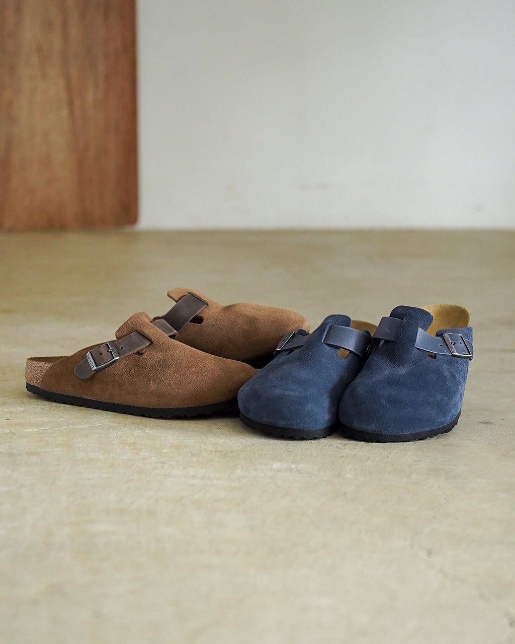 ビルケンシュトック BIRKENSTOCK ボストン Boston MIXED SUEDE LEATHER