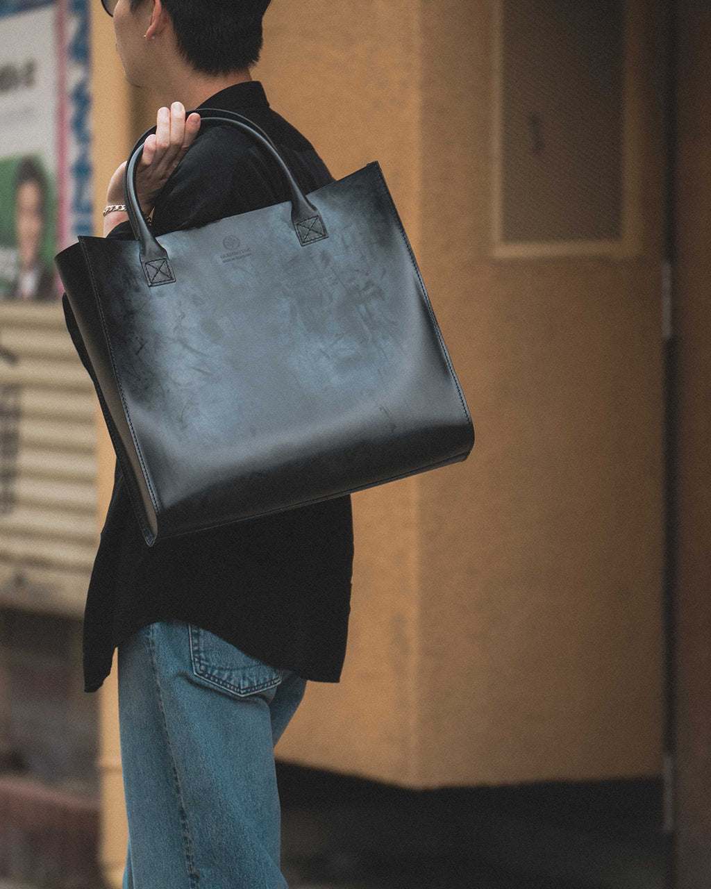 GLENROYAL ブライドルレザー ビッグ トートバッグ 01-3792