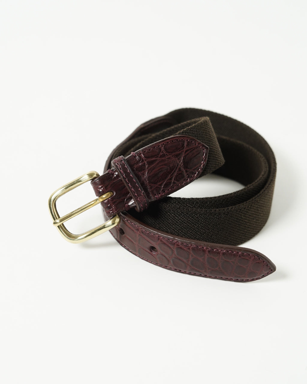 KAPTAIN SUNSHINE キャプテンサンシャイン ラバー ベルト クロコダイル