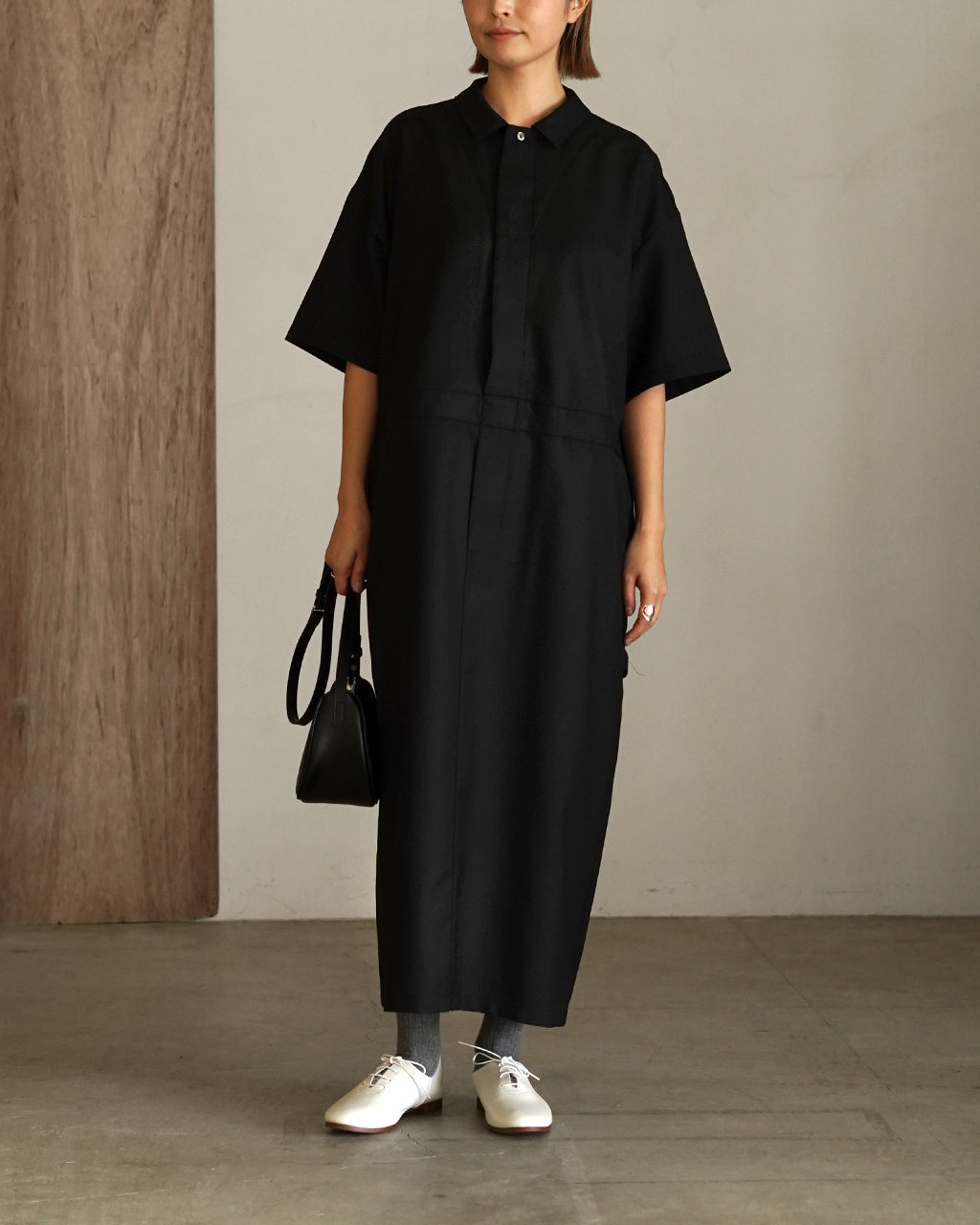 ミズイロインド mizuiro ind ペインター ライク ワンピース レディース