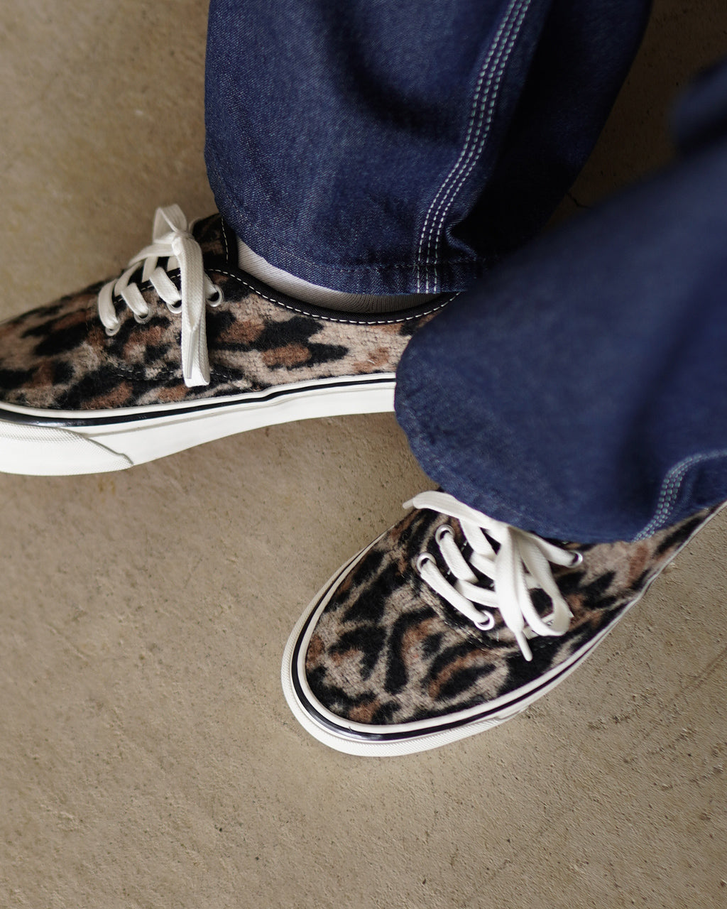 VANS PREMIUM オーセンティック ヘアリーレオパード ヴァンズ