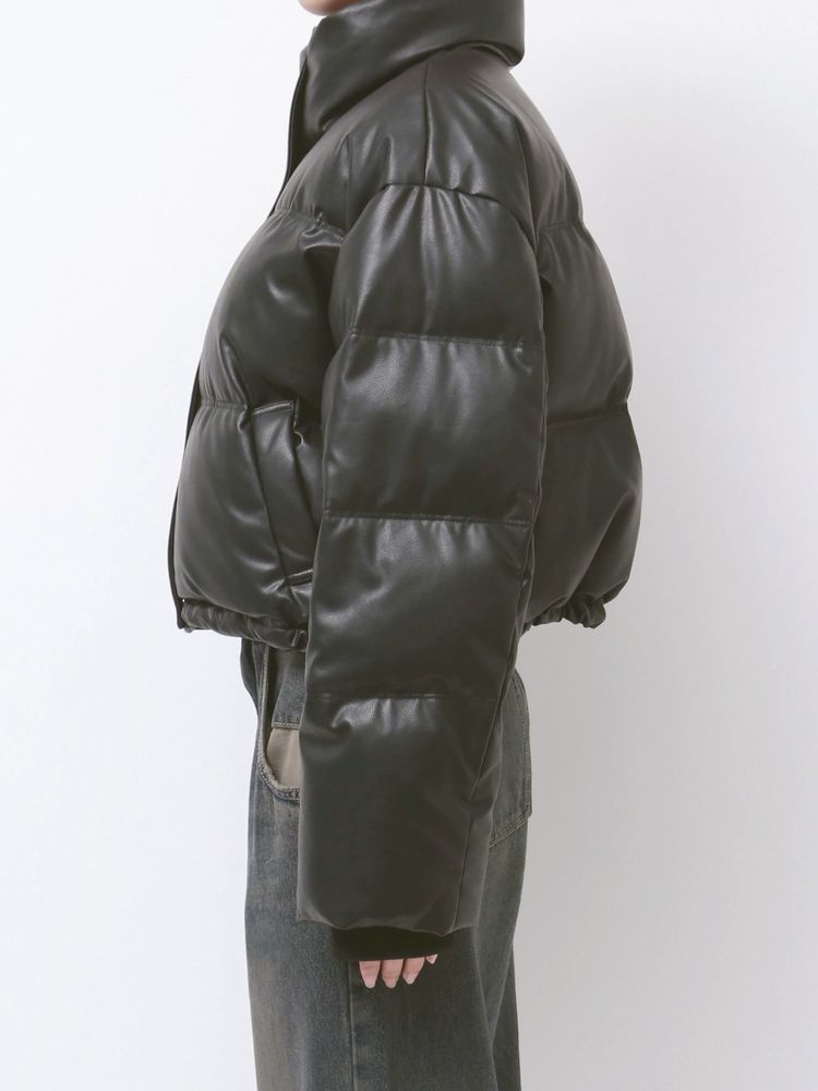 EMODA フェイクレザーショートダウン – CROCHU