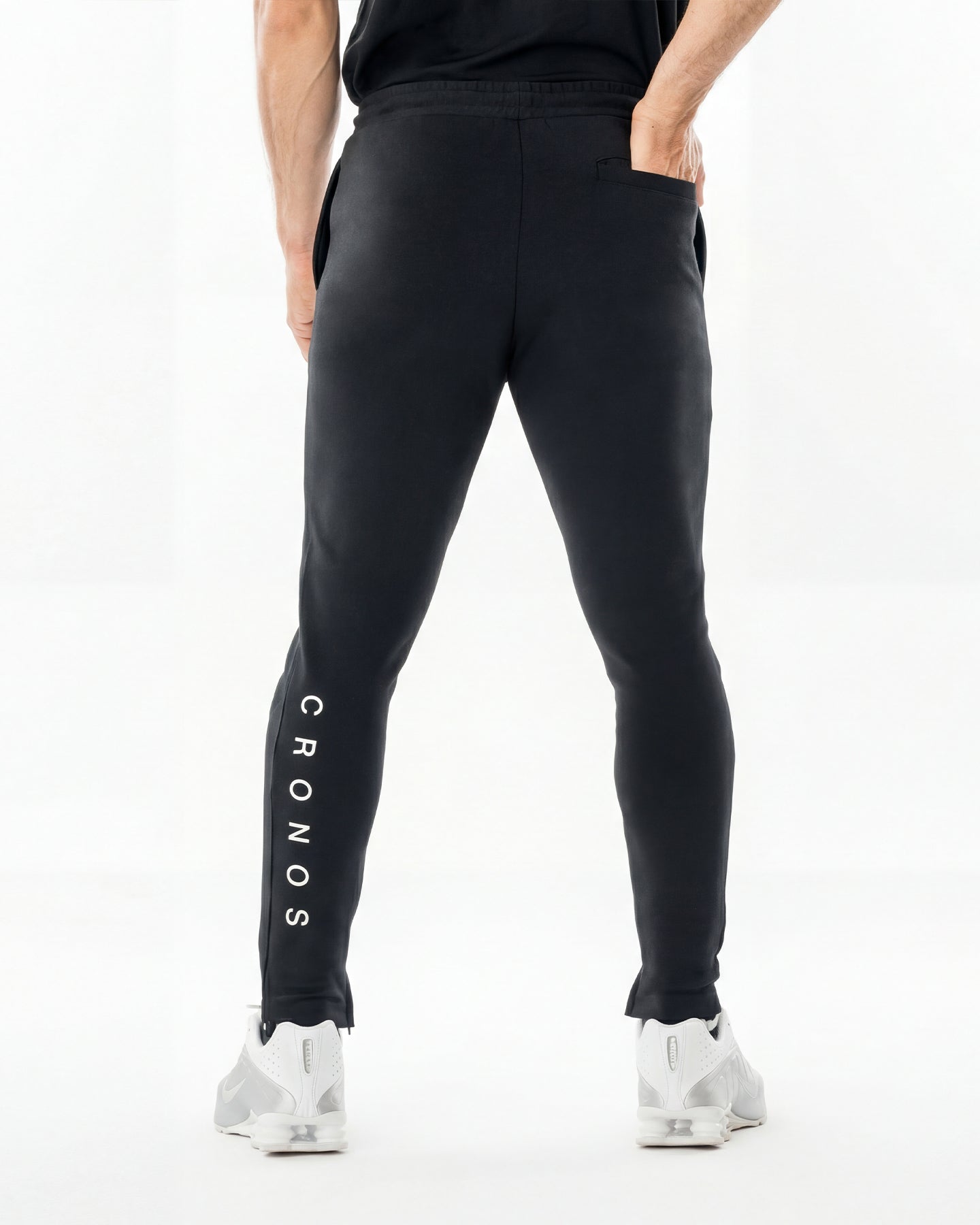 CRONOS HIGH-STRETCH SKINNY PANTS【BLACK】