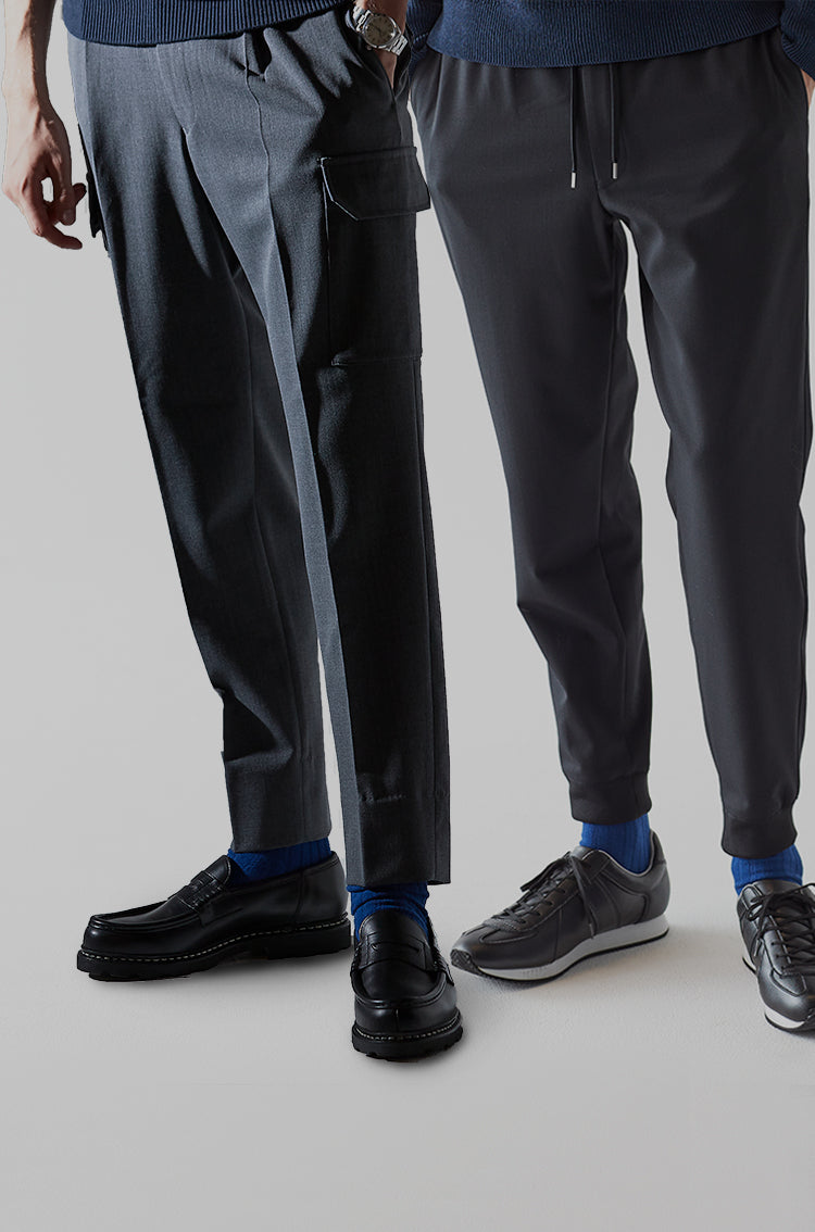 TECHWOOL® 2wayストレッチ カーゴトラウザー＆ジョガーパンツ