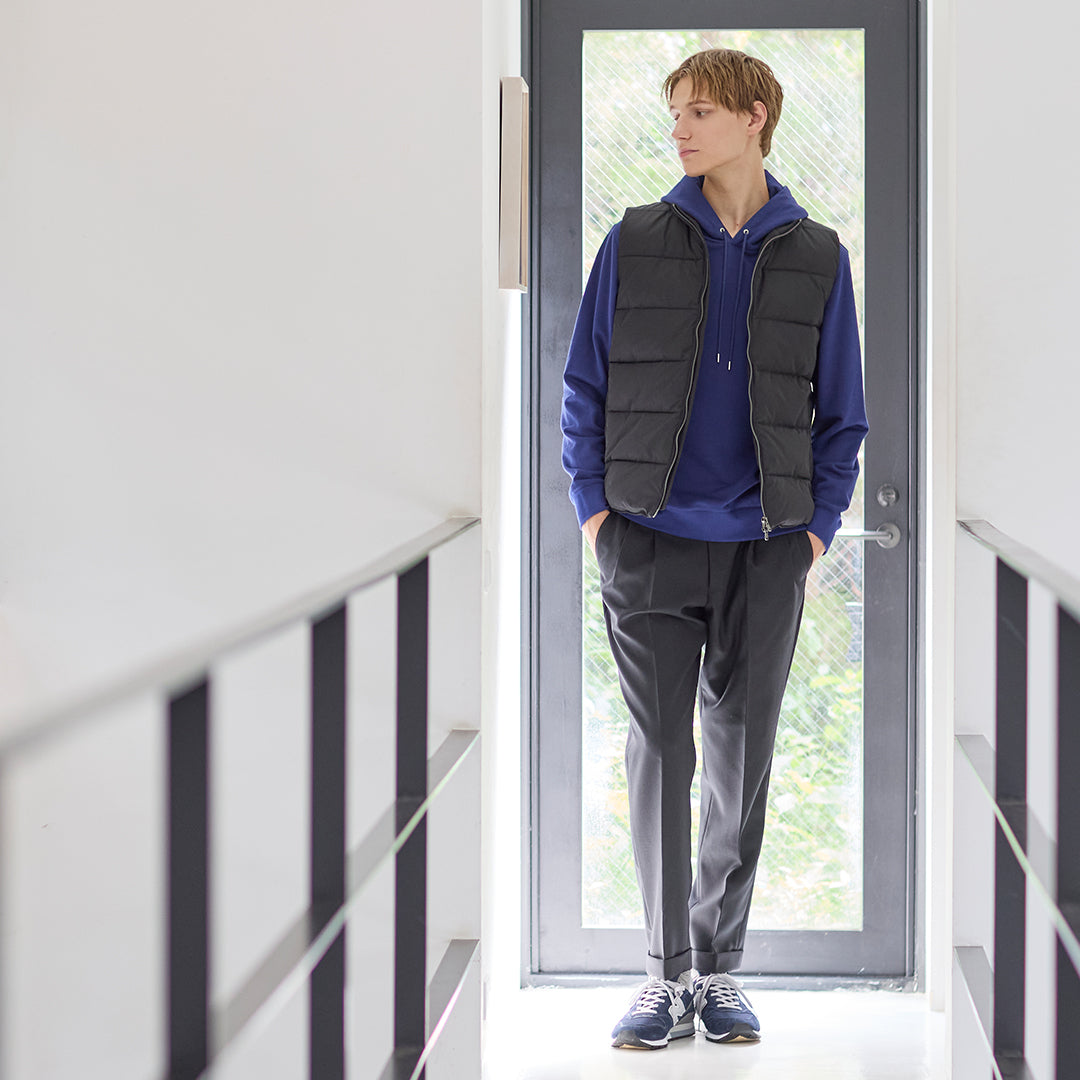 TECHWOOL® Twill Two Pleats Trousers – ＋CLOTHET ONLINE