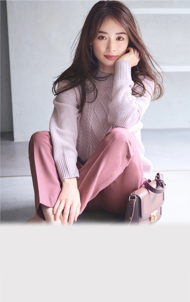 any SiS】泉里香さんが着る、最強シルエットパンツ