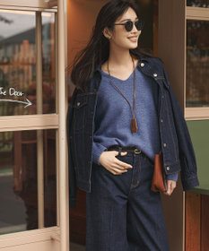 滝沢眞規子さん着用/RED CARD TOKYO×23区】オーバーサイズ デニム