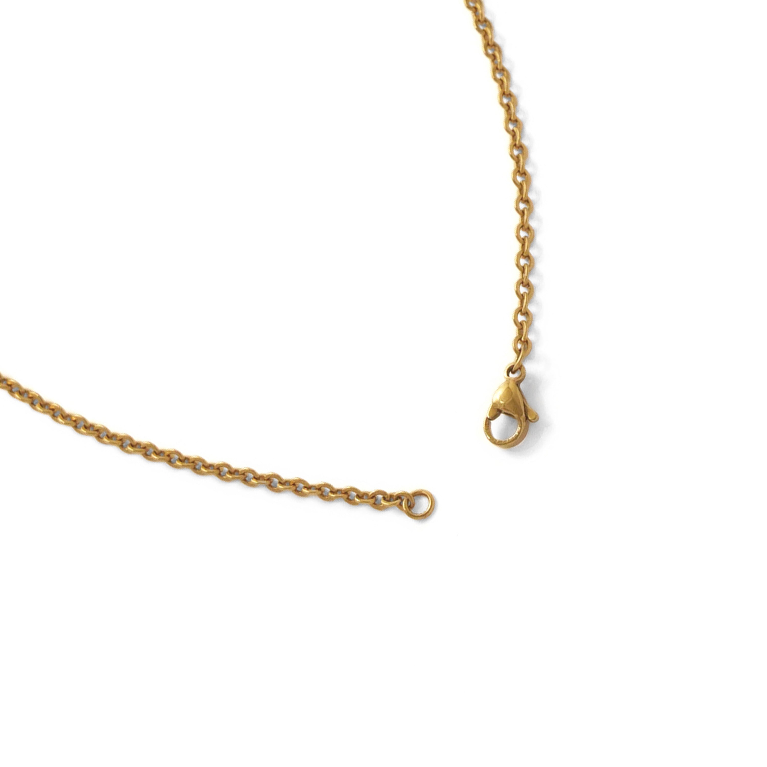 Small cross necklace gold｜cross Jewellia｜金アレ対応・ユニ