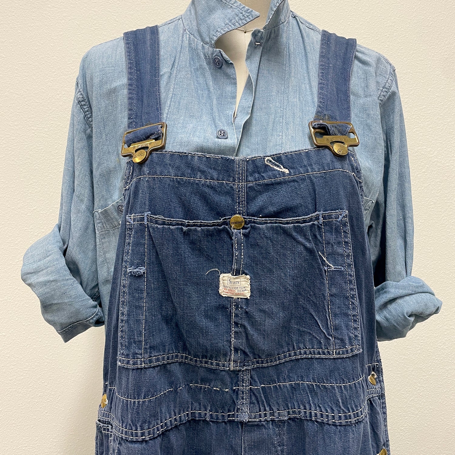 Vintage Sears Hercules denim Overalls – Crawford Denim